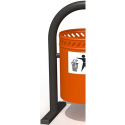 Urna stradala pentru gunoi Copfer PTP 053-01 (Orange/Black) Thumb