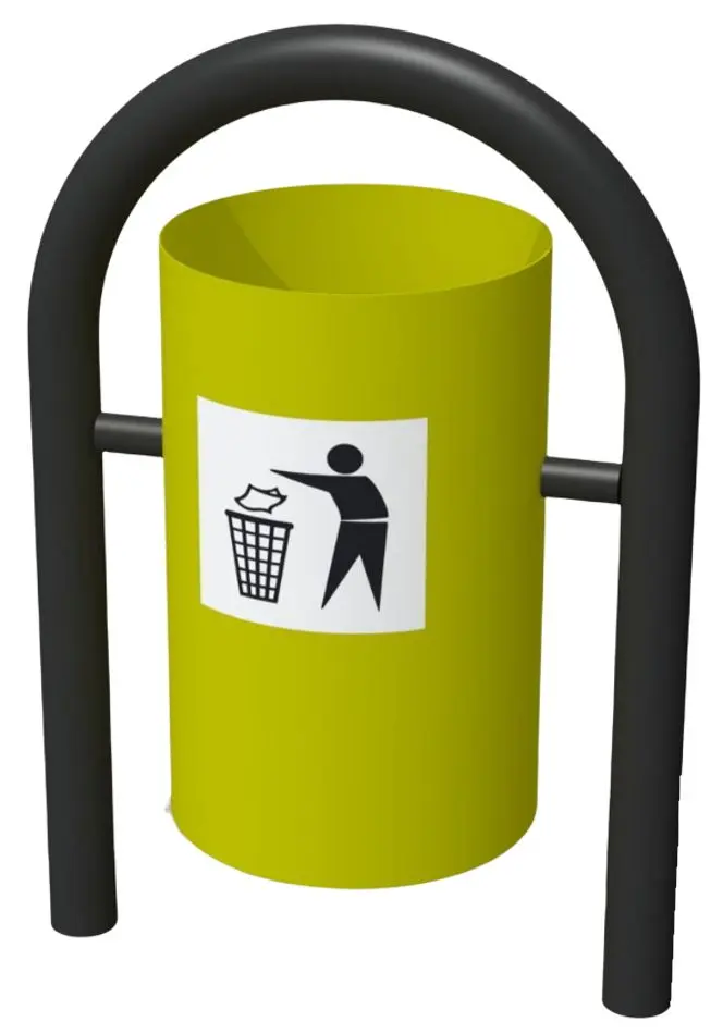 Urna stradala pentru gunoi Copfer PTP 053 (Green/Black)