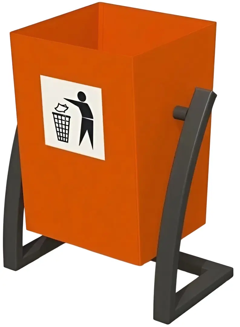 Уличная урна для мусора Copfer PTP 061 (Orange)