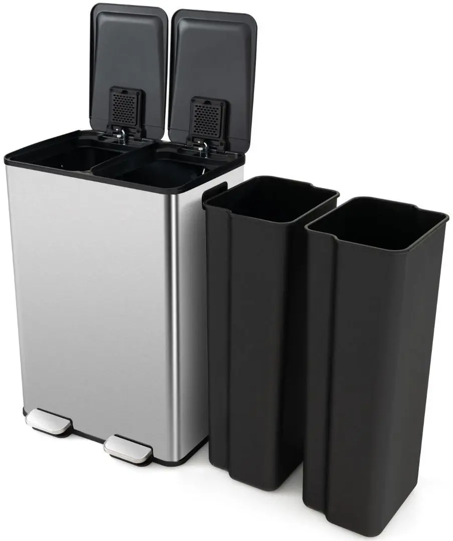 Cos de gunoi Costway GY10008SL (Silver) - 2