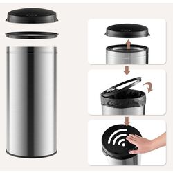 Cos de gunoi Costway GY10009SL (Silver) Thumb