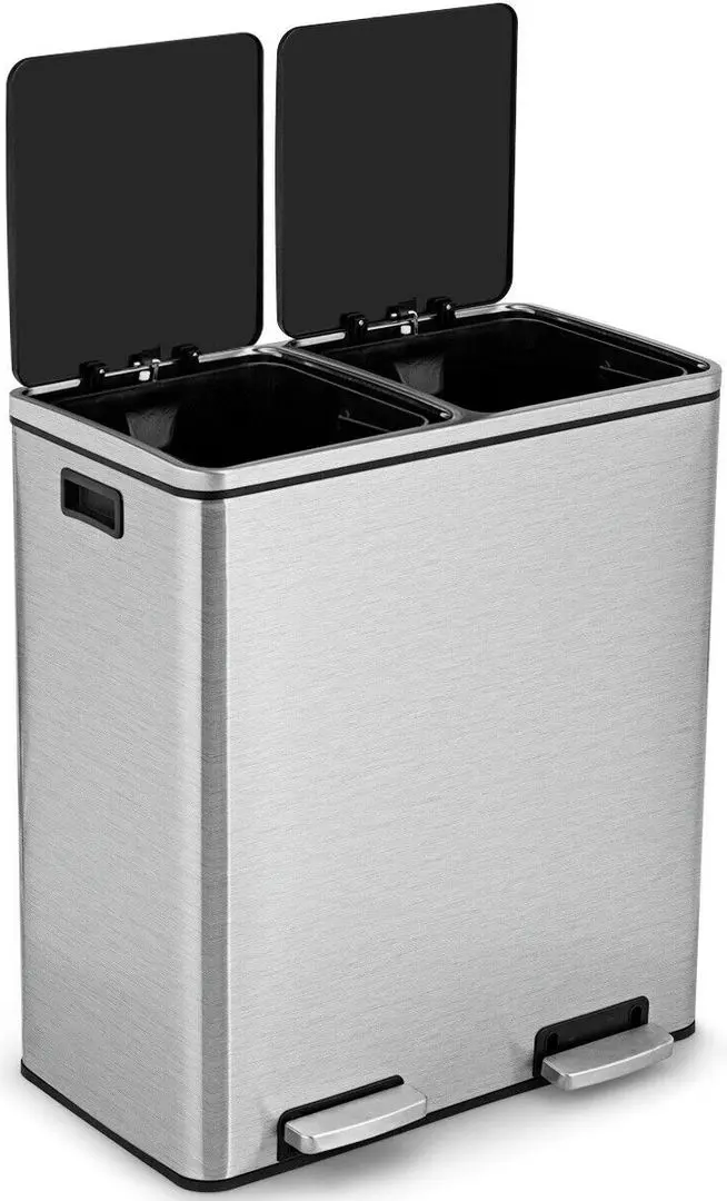 Cos de gunoi Costway HW61442 (Silver) - 3
