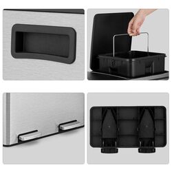 Cos de gunoi Costway HW61442 (Silver) Thumb