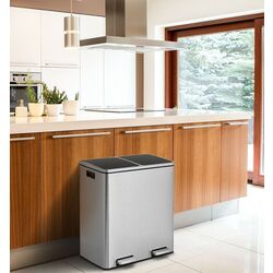 Cos de gunoi Costway HW61442 (Silver) Thumb