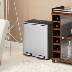 Cos de gunoi Costway HW61442 (Silver) Thumb