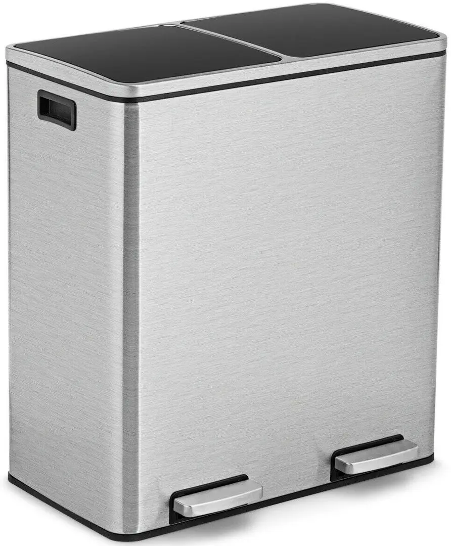 Cos de gunoi Costway HW61442 (Silver)