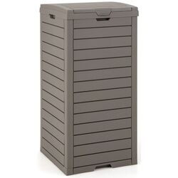 Уличный контейнер для мусора Costway GT4086CF (Brown)
