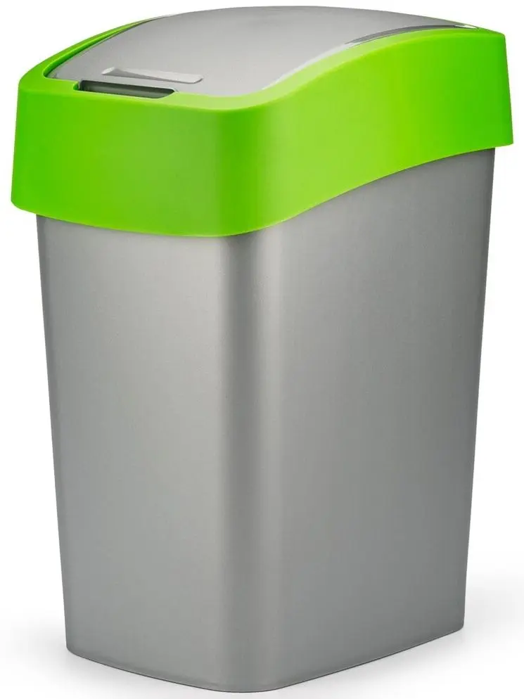 Мусорное ведро Curver Flip Bin 02172-706-00 (Grey/Green)