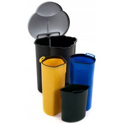 Мусорное ведро Curver Trio 254540 (Black) Thumb