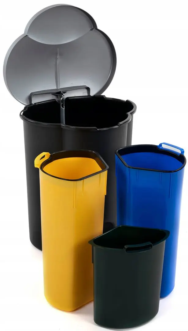 Мусорное ведро Curver Trio 254540 (Black)