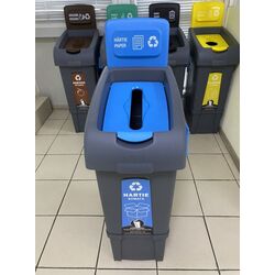 Мусорный контейнер для бумаги Fantom 80L (Grey/Light Blue) Thumb