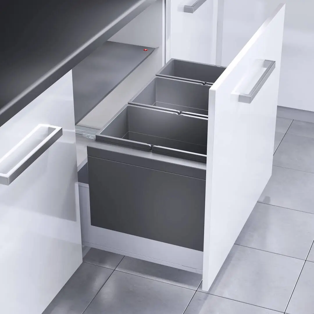 Cos de gunoi Hailo AS Triple XL 900 28/28/28 (Gray) - 2