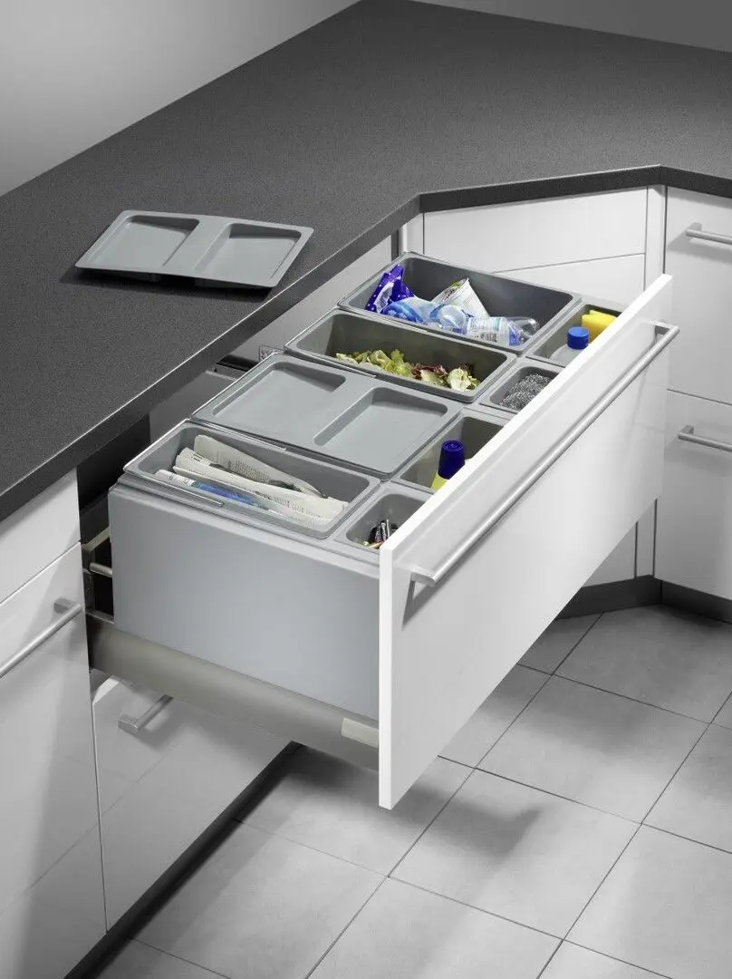 Cos de gunoi Hailo AS XXL 900 18/D/18/D/12/12/P/P/U/U (Gray) - 2