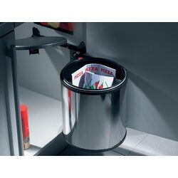 Cos de gunoi Hailo Big-Box 15L (Silver/Black) Thumb