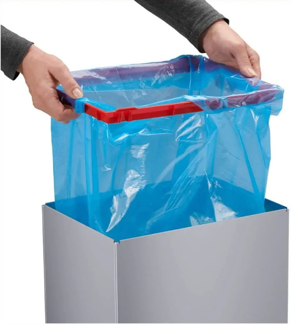 Мусорное ведро Hailo Big-Box Swing XL 52L (Silver)