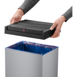 Cos de gunoi Hailo BigBox Swing L 35L (Silver) Thumb
