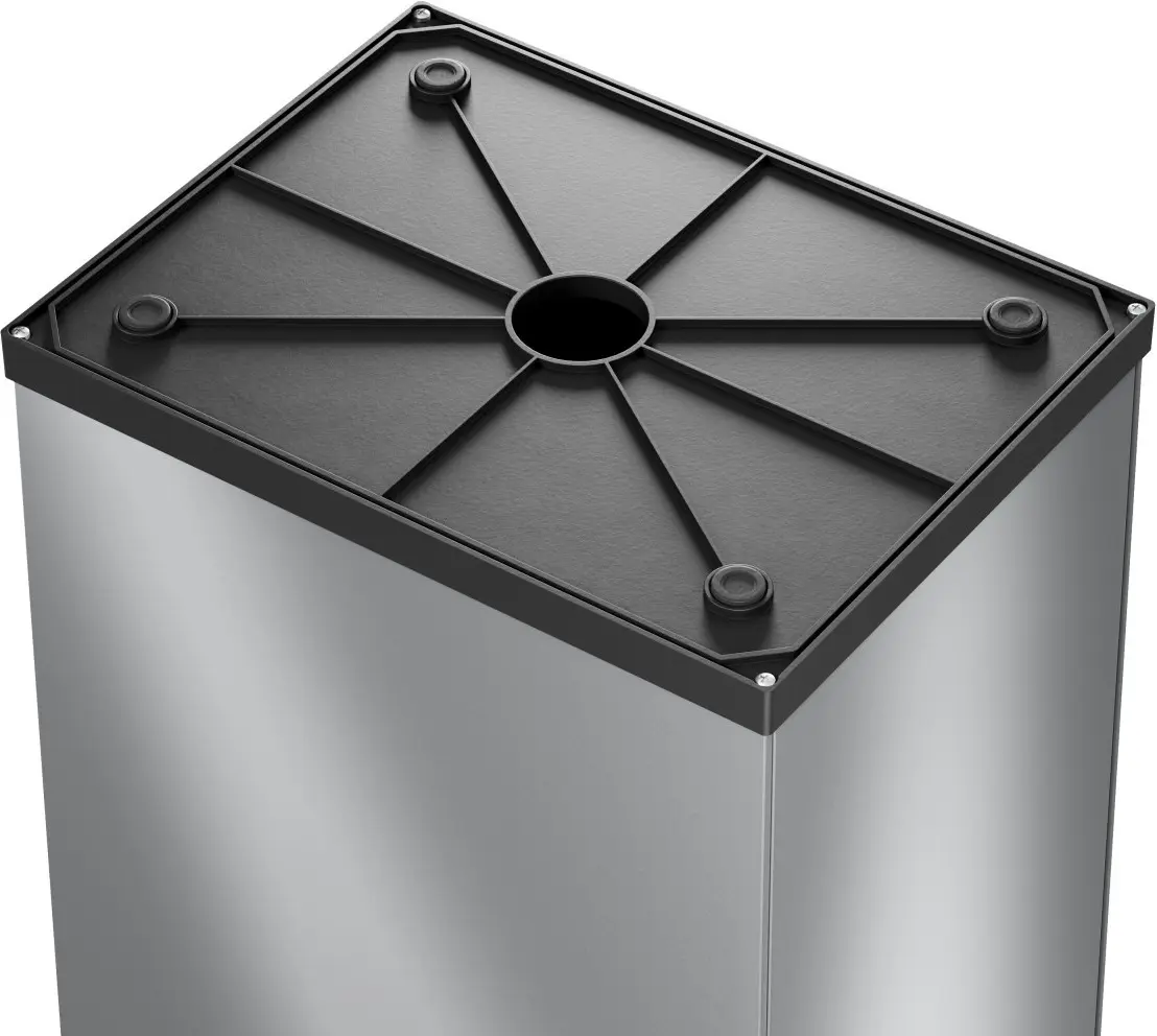 Cos de gunoi Hailo BigBox Swing L 35L (Silver)