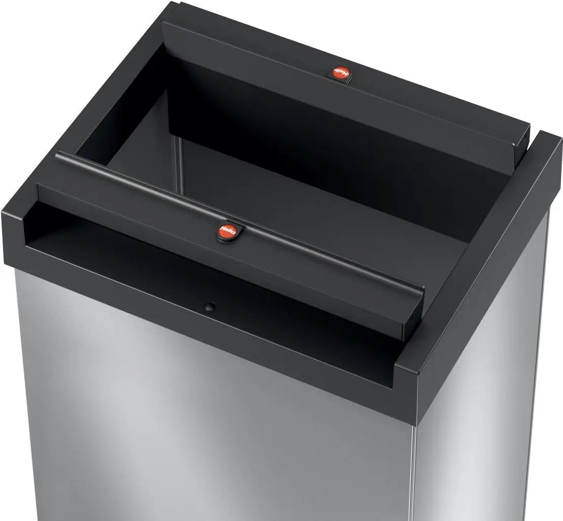 Cos de gunoi Hailo BigBox Swing L 35L (Silver)