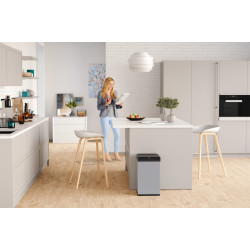 Cos de gunoi Hailo BigBox Swing L 35L (Silver) Thumb