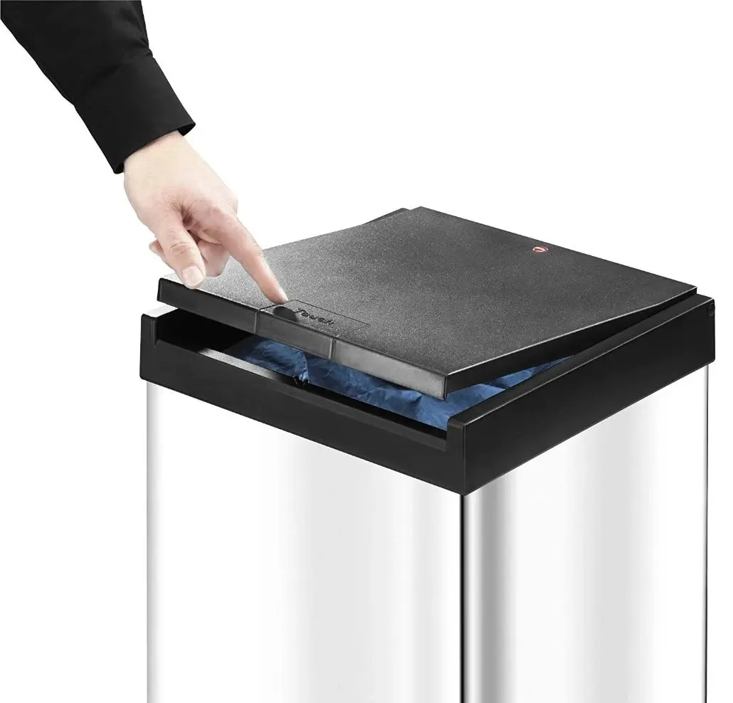 Cos de gunoi Hailo BigBox Touch XXL 71L (White/Black) - 3