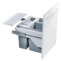 Cos de gunoi Hailo Cargo Basic 15L/10L/10L (Gray)