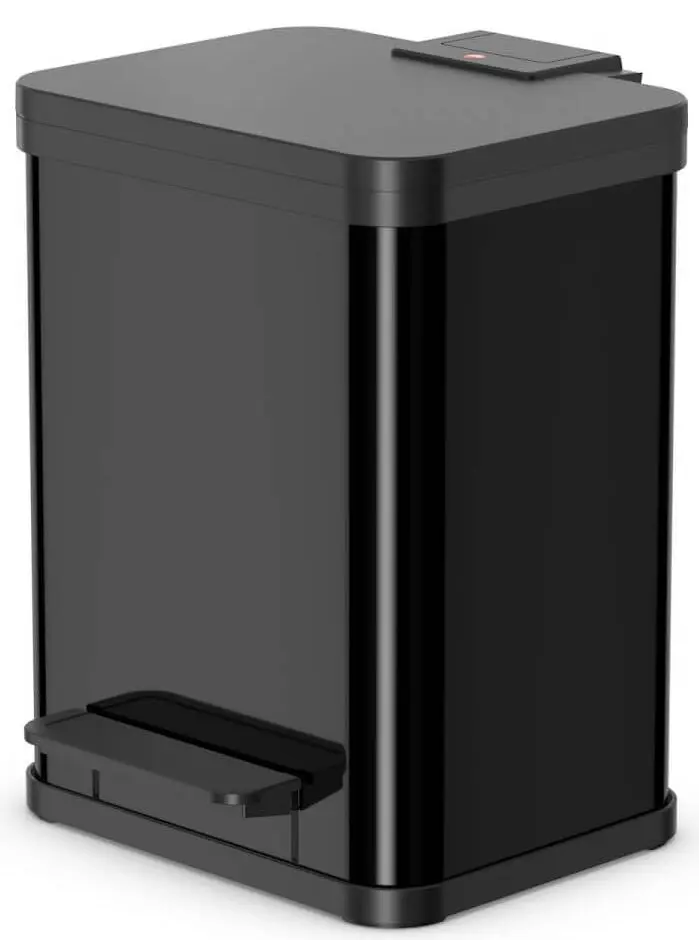 Мусорное ведро Hailo Eco Duo Plus M 0622-260 18L (Black)