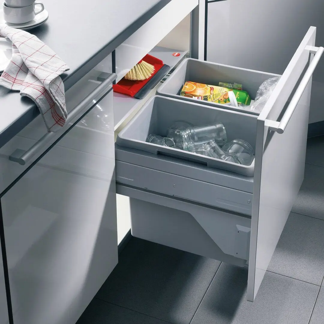 Cos de gunoi Hailo Euro-Cargo-S 2x30L (Gray) - 2