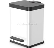 Cos de gunoi Hailo Oko Duo Plus M 0622-230 18L (White/Black)