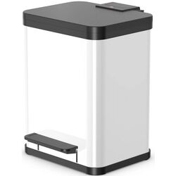 Мусорное ведро Hailo Oko Duo Plus M 0622-230 18L (White/Black) Thumb
