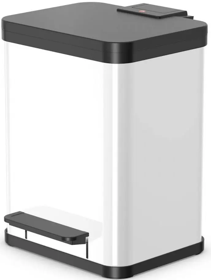 Мусорное ведро Hailo Oko Duo Plus M 0622-230 18L (White/Black)