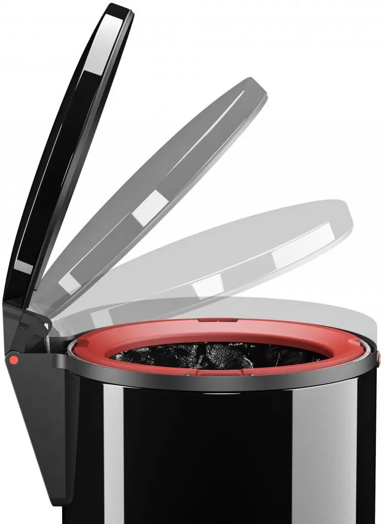 Мусорное ведро Hailo Pure M 12L (Black)