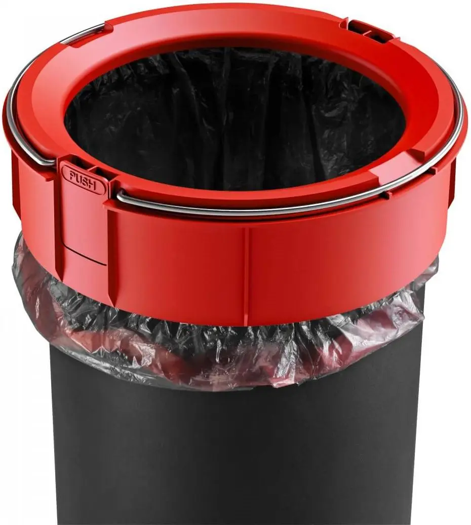 Мусорное ведро Hailo Pure M 12L (Black)