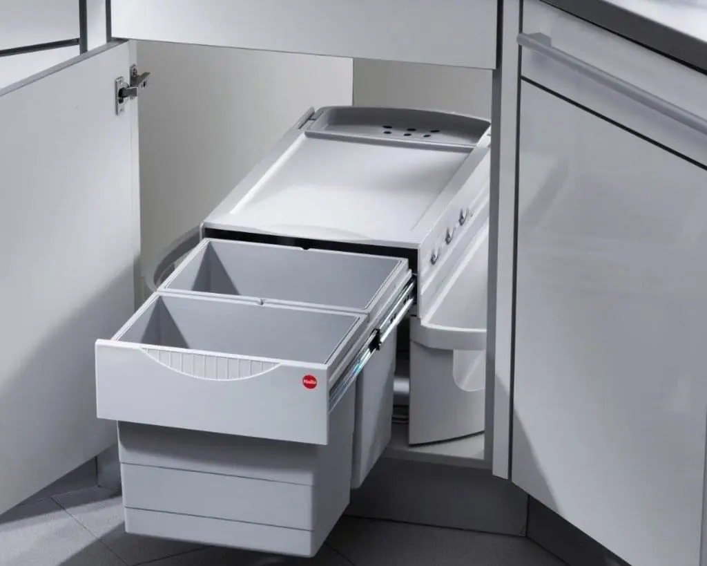 Мусорное ведро Hailo Rondo 2x18L (Gray)