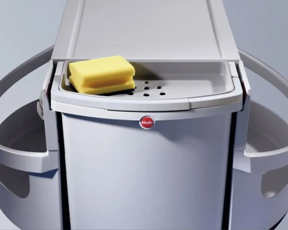 Мусорное ведро Hailo Rondo 2x18L (Gray)