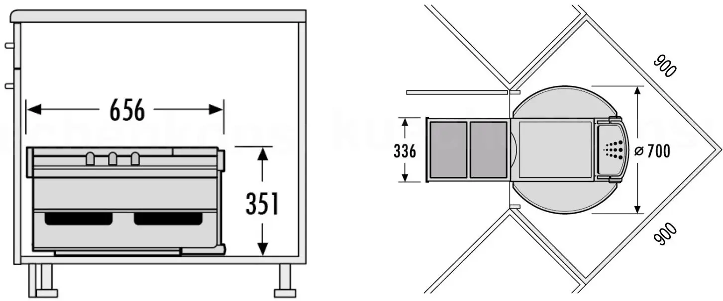 Мусорное ведро Hailo Rondo 2x18L (Gray)