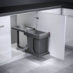 Мусорное ведро Hailo Solo 20L (Slate Grey) Thumb