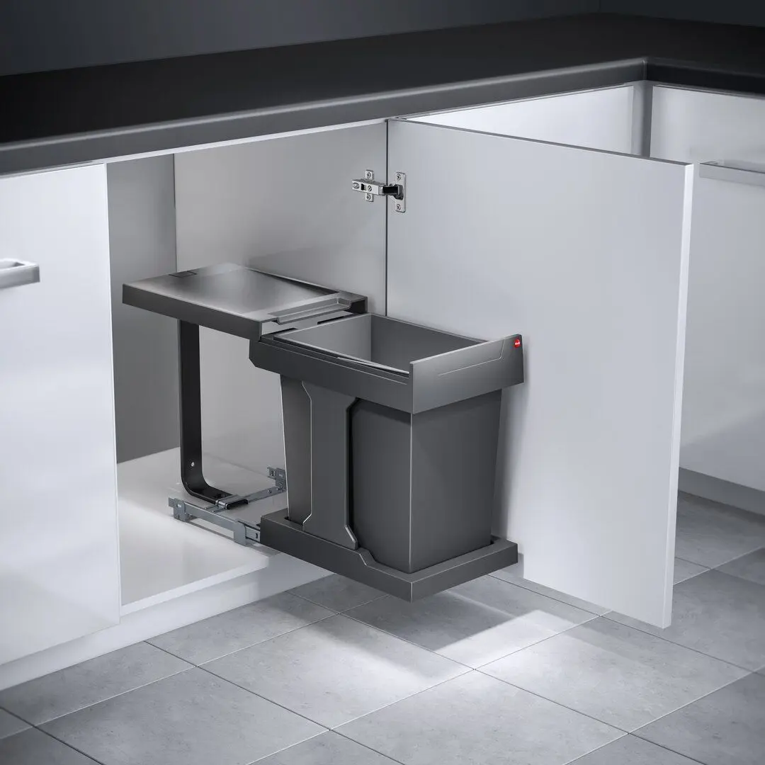 Мусорное ведро Hailo Solo 20L (Slate Grey) - 2