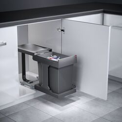 Мусорное ведро Hailo Solo 20L (Slate Grey) Thumb