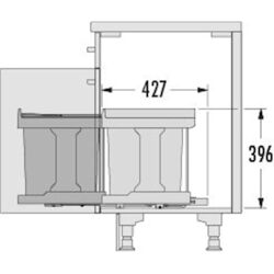 Мусорное ведро Hailo Solo 20L (Slate Grey) Thumb