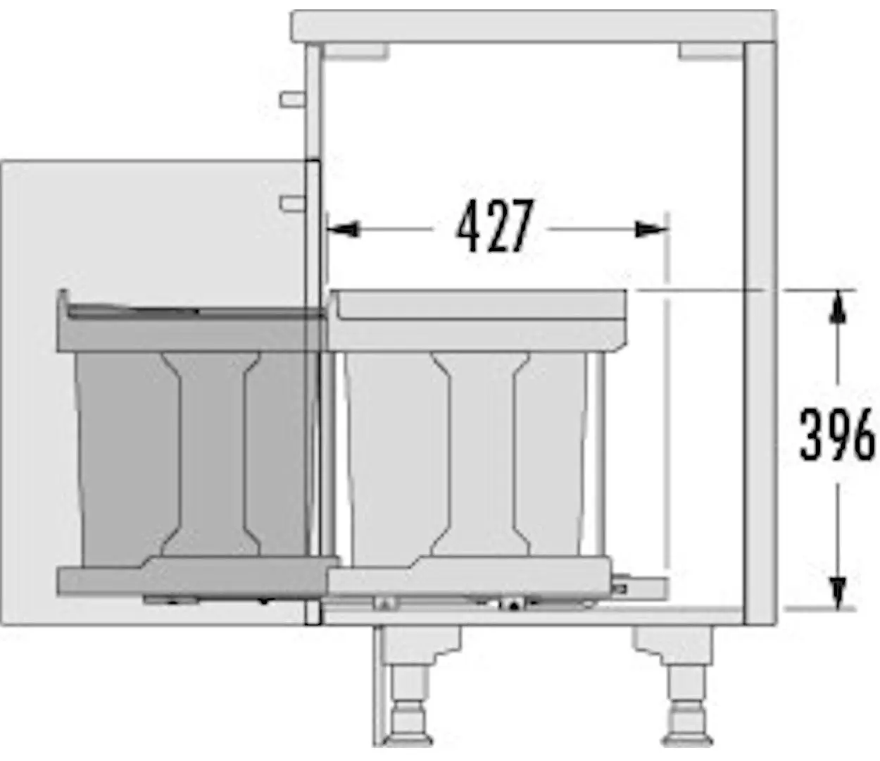 Мусорное ведро Hailo Solo 20L (Slate Grey) - 4
