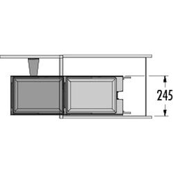 Мусорное ведро Hailo Solo 20L (Slate Grey) Thumb