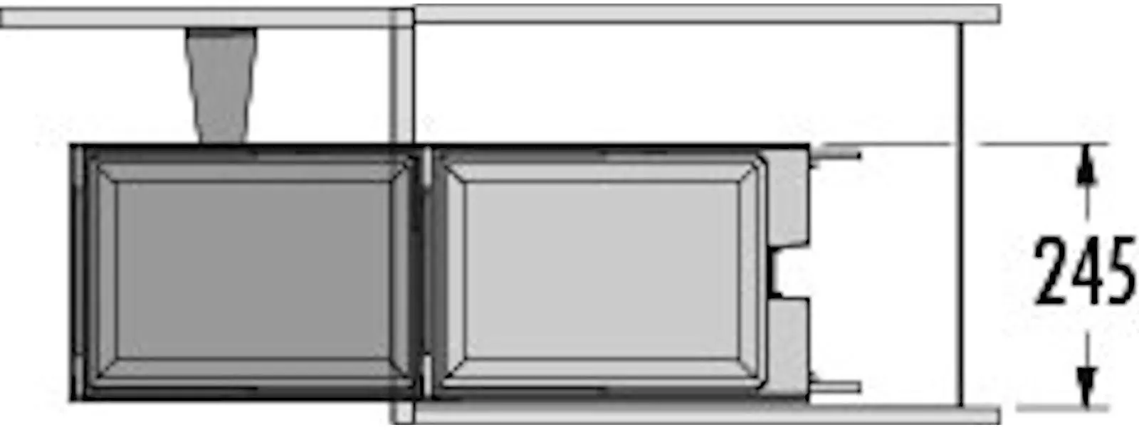 Мусорное ведро Hailo Solo 20L (Slate Grey) - 5