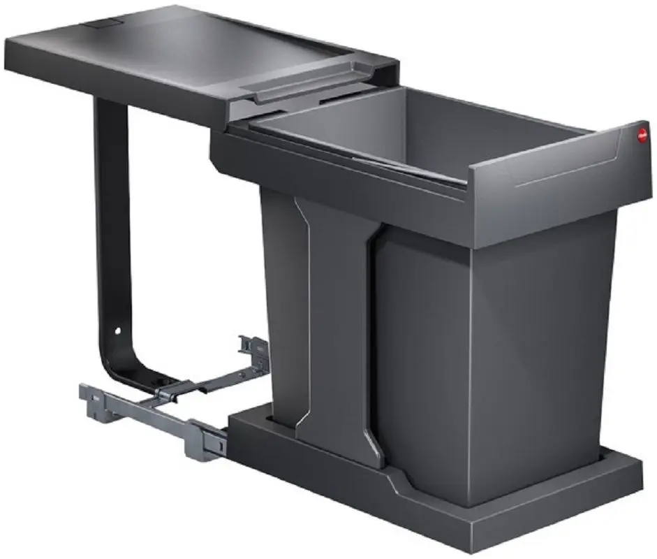 Мусорное ведро Hailo Solo 20L (Slate Grey)