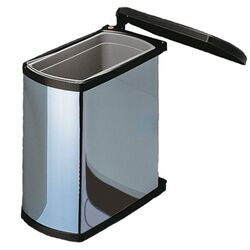 Cos de gunoi Hailo Uno 3418101 18L (Stainless Steel/Black)