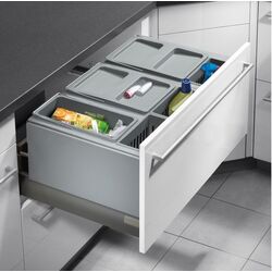 Cos de gunoi Hailo XXL 18L/18L/12L (Gray) Thumb