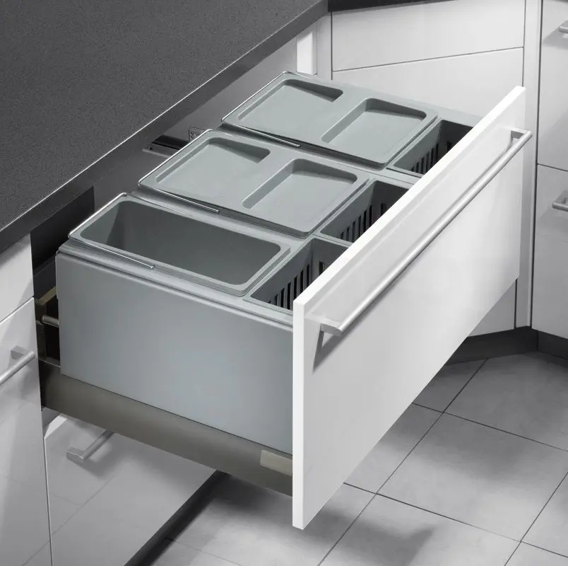 Cos de gunoi Hailo XXL 18L/18L/12L (Gray) - 3