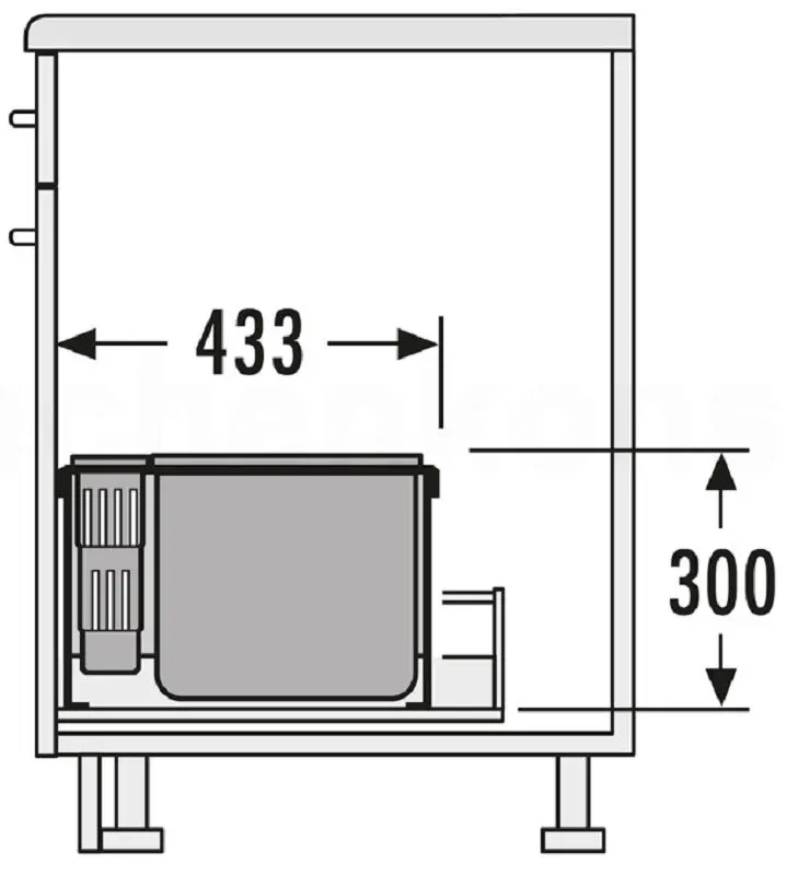 Cos de gunoi Hailo XXL 18L/18L/12L (Gray) - 4
