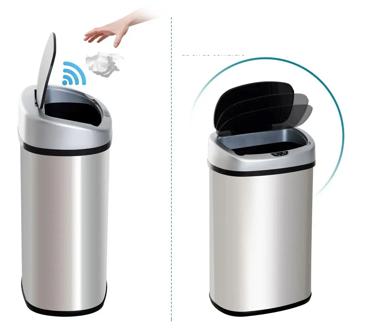 Мусорное ведро Homcom 03-0024 30L (Silver)