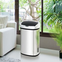 Мусорное ведро Homcom 851-011 58L (Silver) Thumb