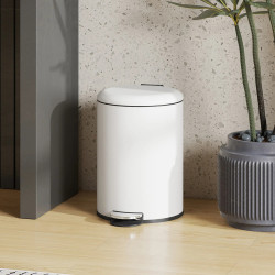 Cos de gunoi Homcom 851-031V01CW 20L (Cream White) Thumb